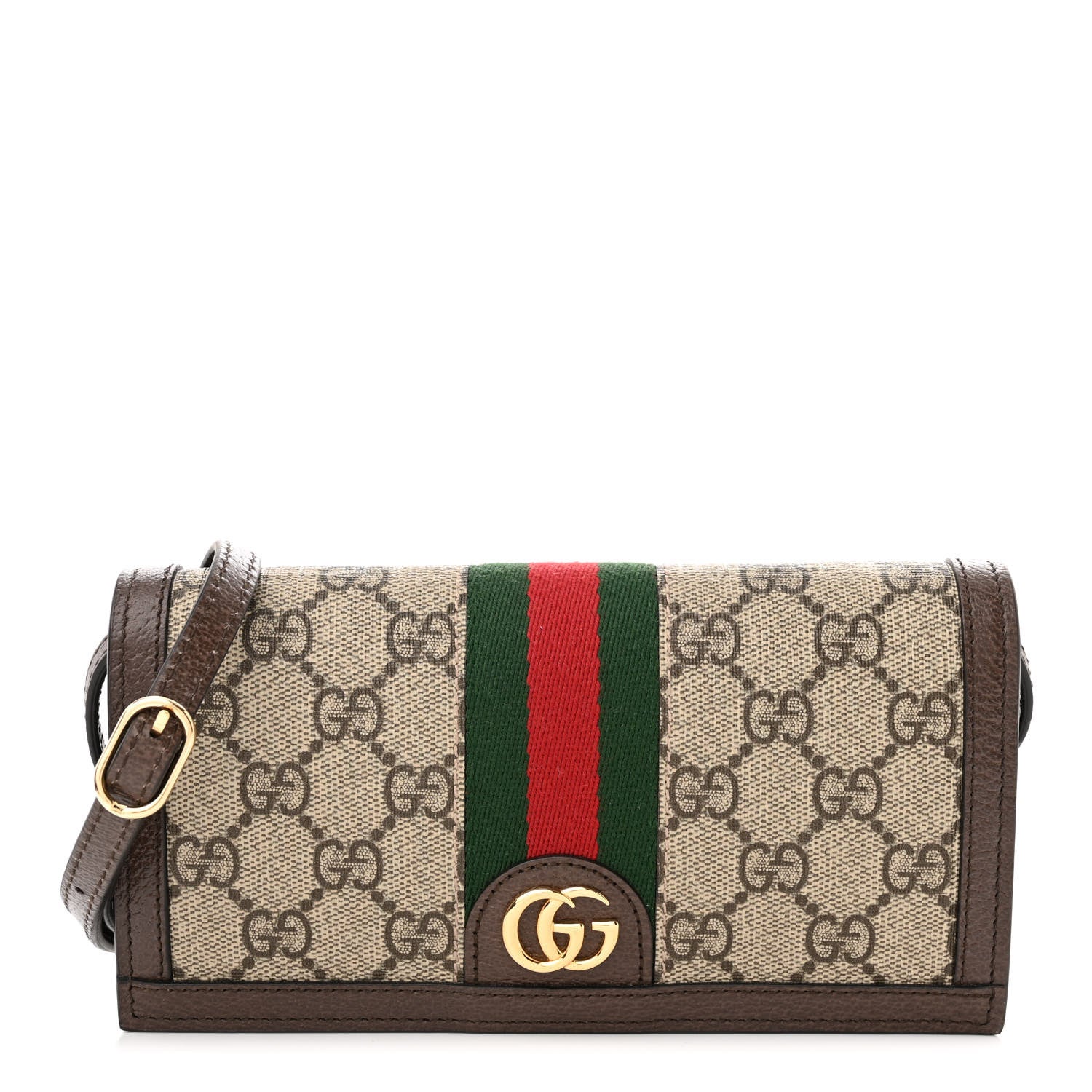 Gucci GG Supreme Monogram Web Ophidia Belt Bag Beige Ebony New Acero 1 of 9