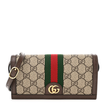 Gucci GG Supreme Monogram Web Ophidia Belt Bag Beige Ebony New Acero 1 of 9