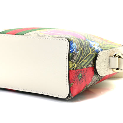 Gucci GG Supreme Monogram Flora Web GG Small Ophidia Dome Shoulder Bag White 6 of 10