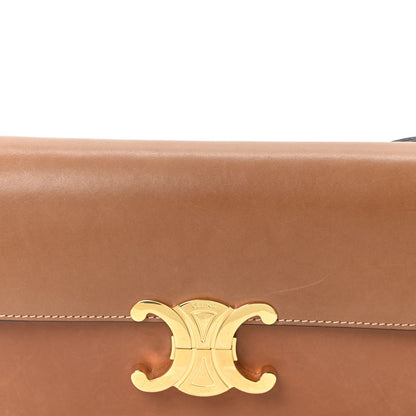 Celine Natural Calfskin Triomphe Shoulder Bag Tan 8 of 10