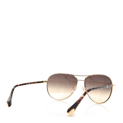Louis Vuitton Conspiration Pilote Sunglasses Z0164U Gold 4 of 7