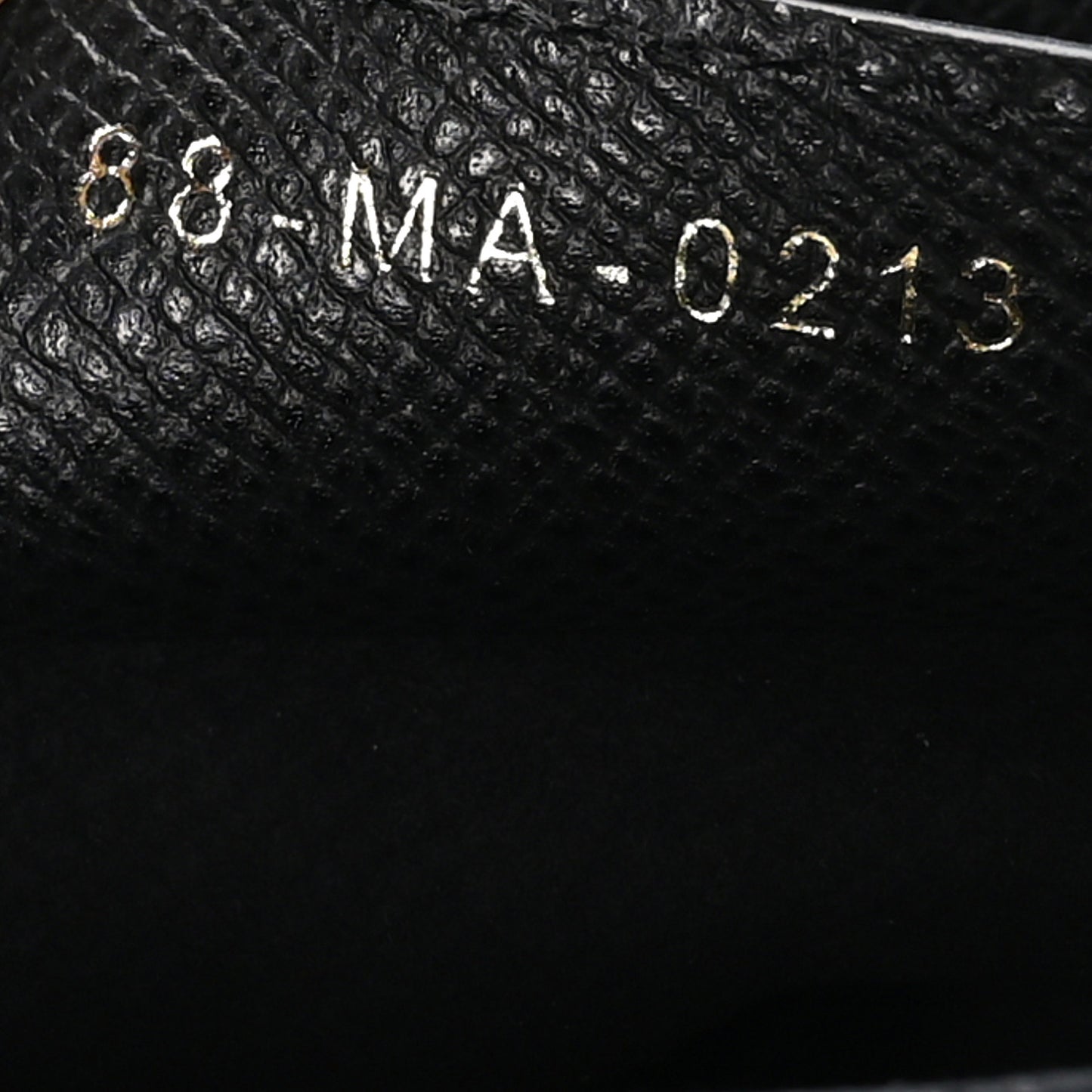 Grained Calfskin Saddle Bag With Strap Black