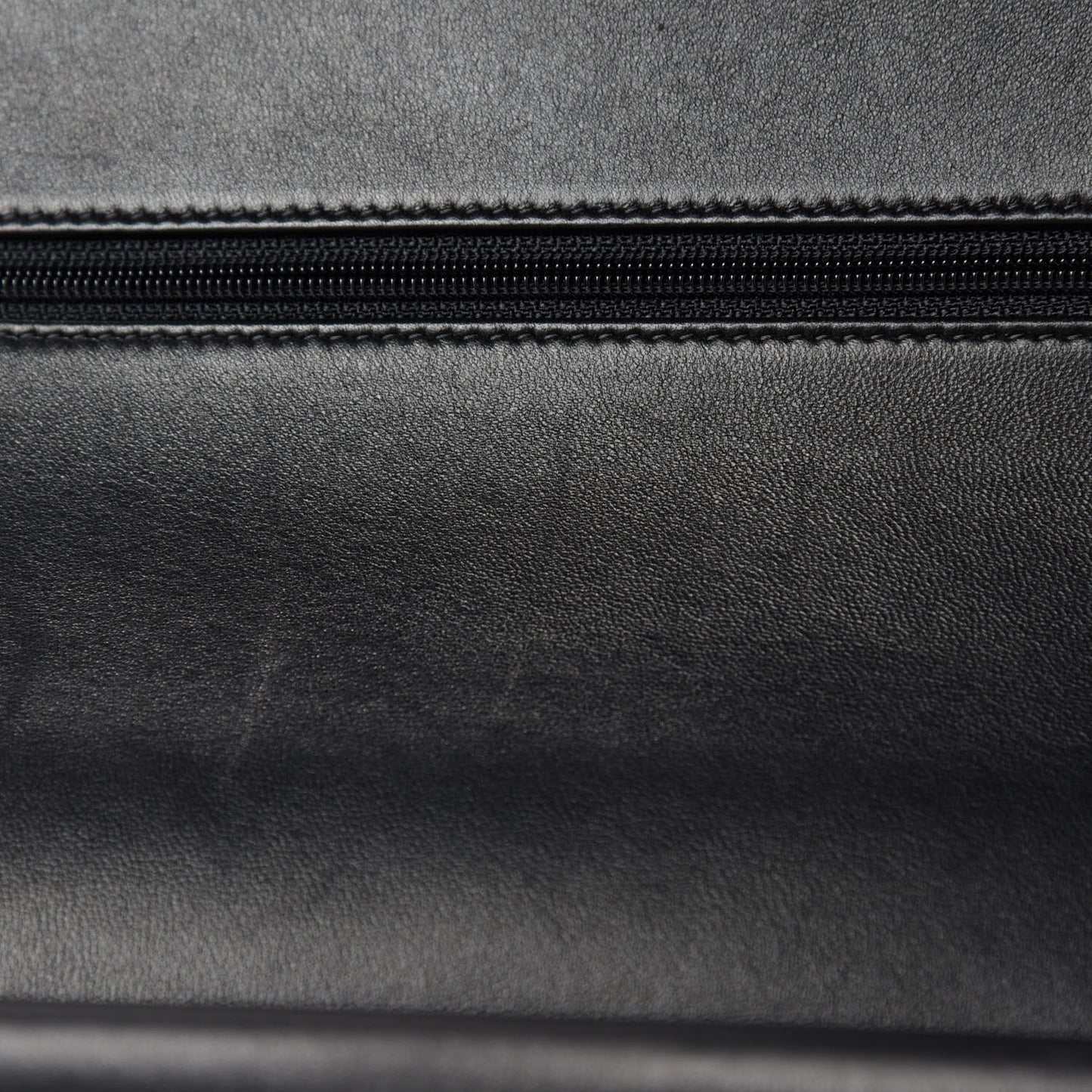 Lambskin Quilted Jumbo Double Flap Black