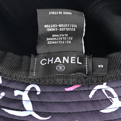 Chanel Nylon CC Bucket Hat S Black Multicolor 8 of 8