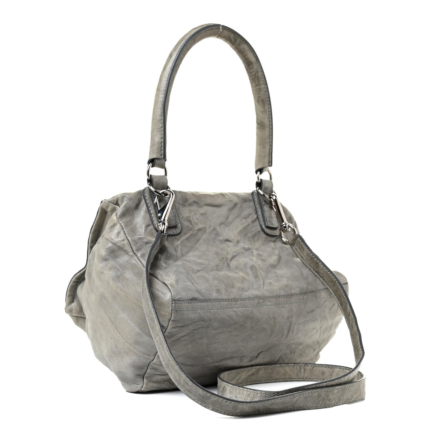 Givenchy Tumbled Sheepskin Small Pandora Pearl Grey 3 of 25