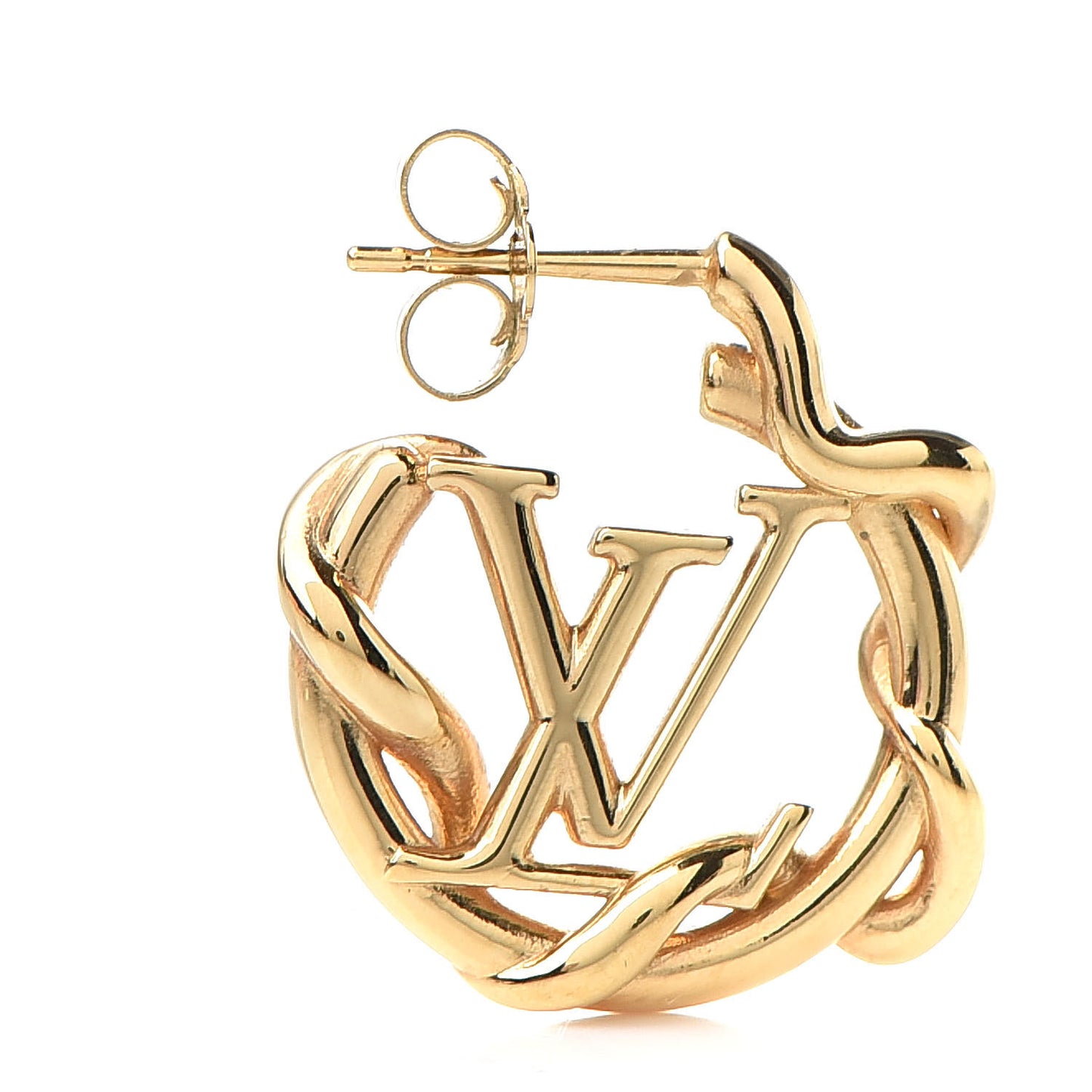 Garden Louise Hoop Earrings Gold