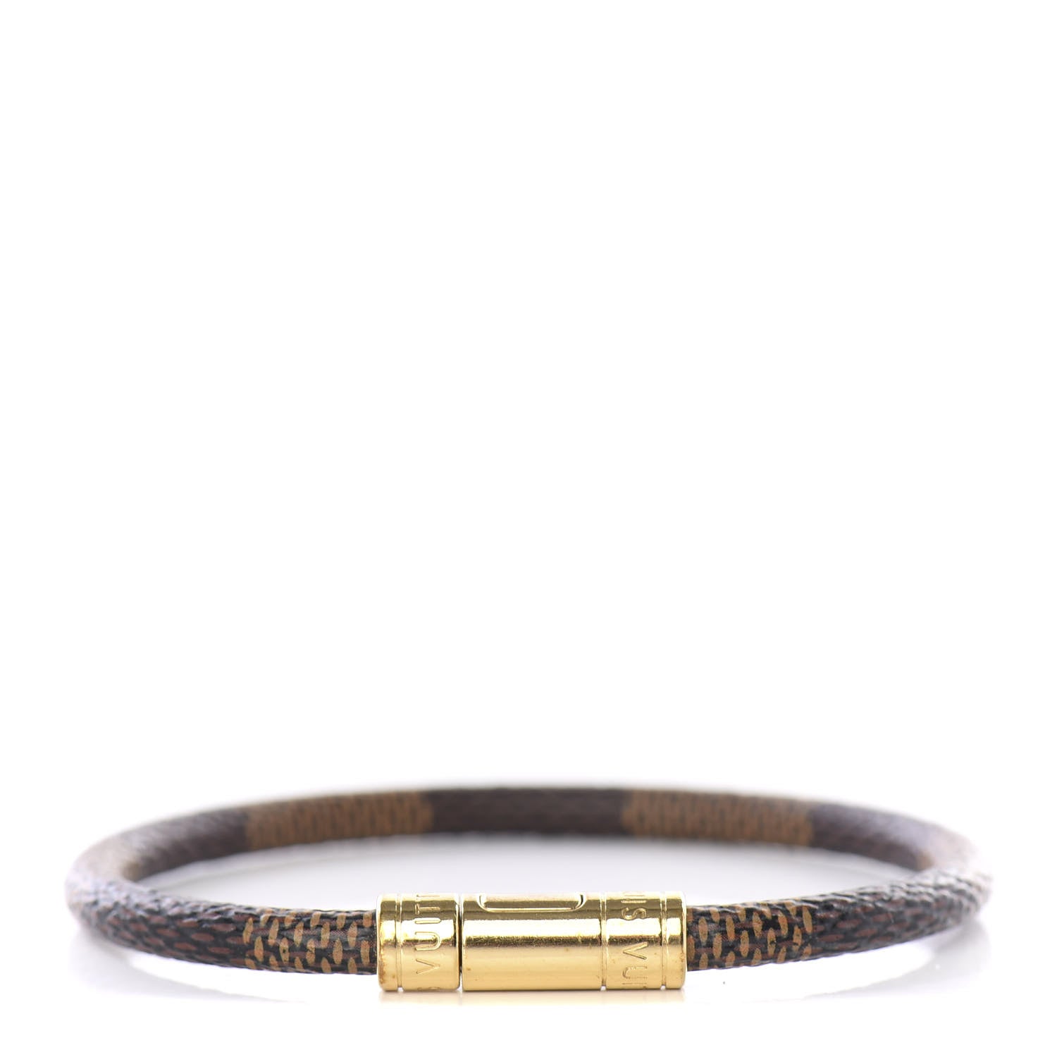 Louis Vuitton Damier Ebene Keep It Bracelet 19 1 of 5
