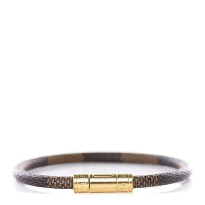 Louis Vuitton Damier Ebene Keep It Bracelet 19 1 of 5