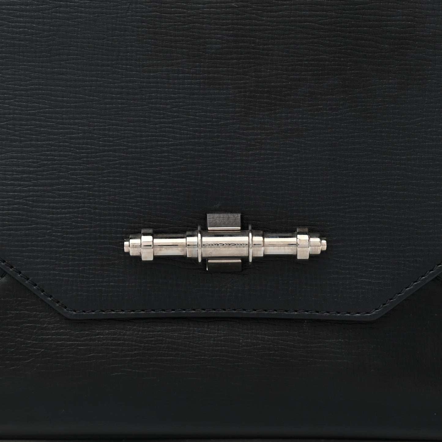Calfskin Small Obsedia Satchel Black