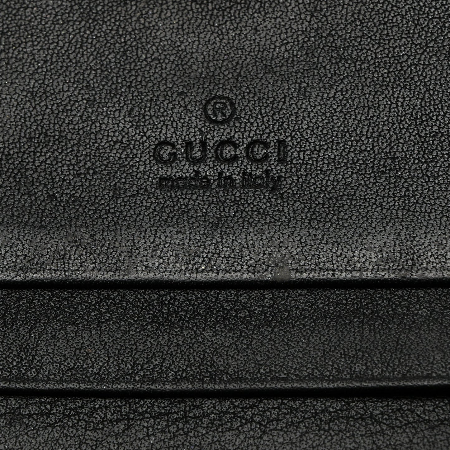 Calfskin Matelasse GG Marmont Card Case Black