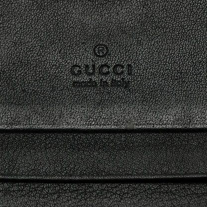 Gucci Calfskin Matelasse GG Marmont Card Case Black 6 of 8