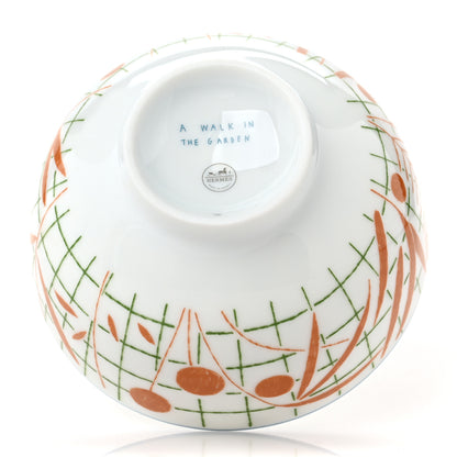 Hermes Porcelain A Walk In The Garden Bowl 4 of 6