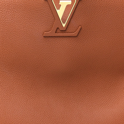 Louis Vuitton Smooth Grained Calfskin Capucines GM Souple Cognac 7 of 10