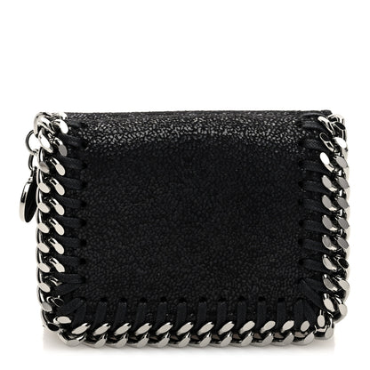Stella McCartney Shaggy Deer Small Falabella Flap Wallet Black 1 of 7