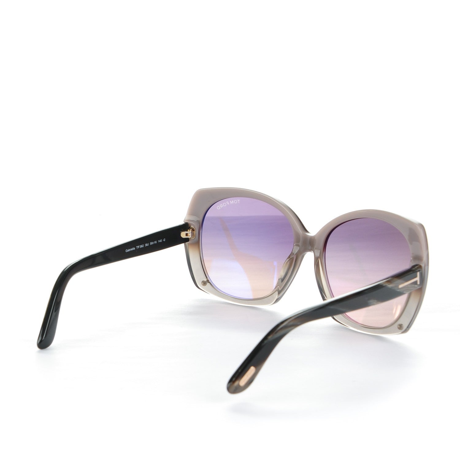 Tom Ford Gabriella Sunglasses TF362 Silver 3 of 5