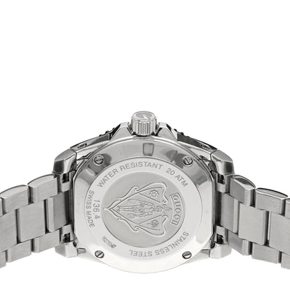 Gucci Stainless Steel Diamond Mother of Pearl 32mm Dive Quartz Watch 4 of 4