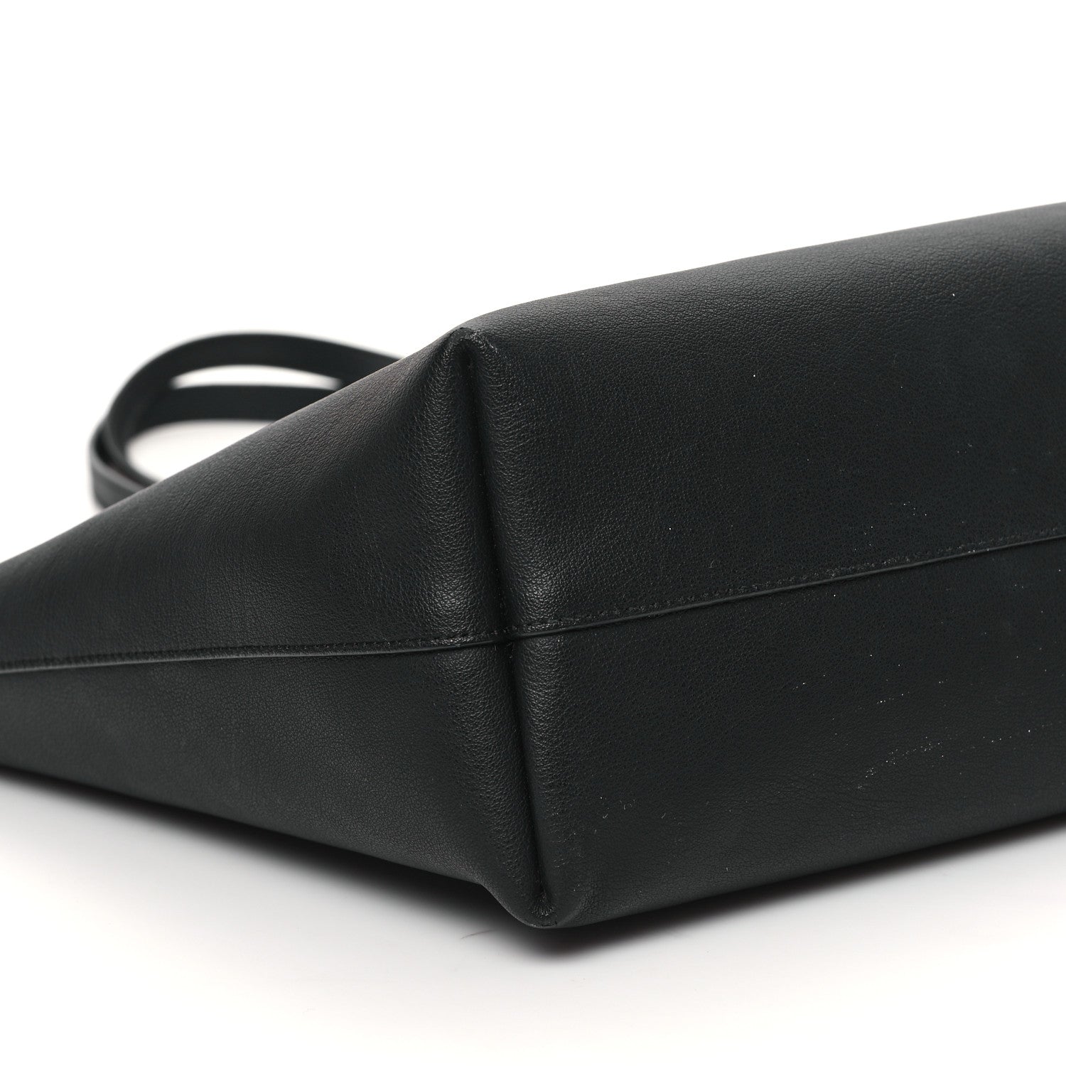 Saint Laurent Calfskin Large Shopping Tote Black 10 of 12