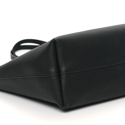 Saint Laurent Calfskin Large Shopping Tote Black 10 of 12