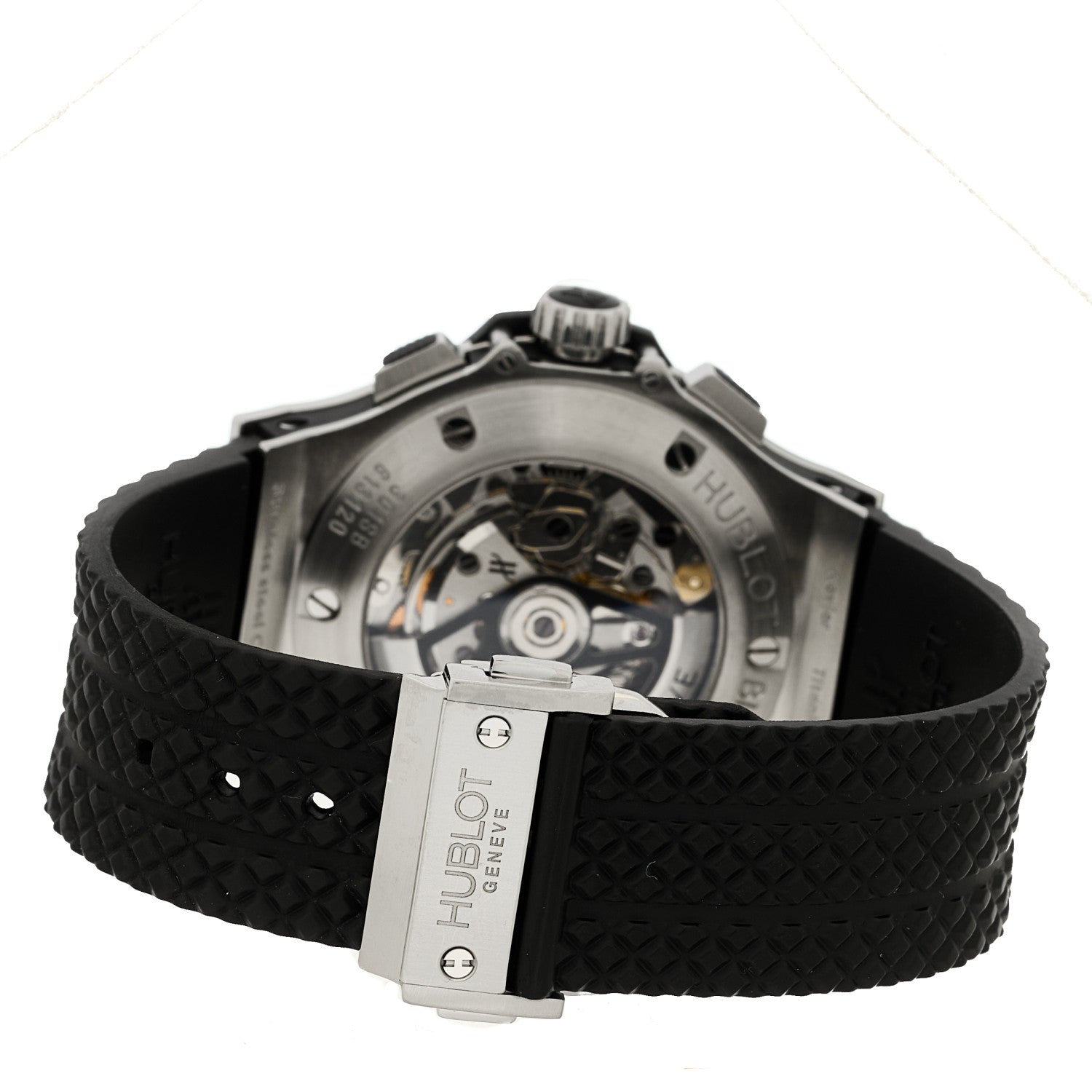 Hublot Stainless Steel Ceramic Rubber 44mm Big Bang Automatic Watch Black 301.SB.131.RX 3 of 5