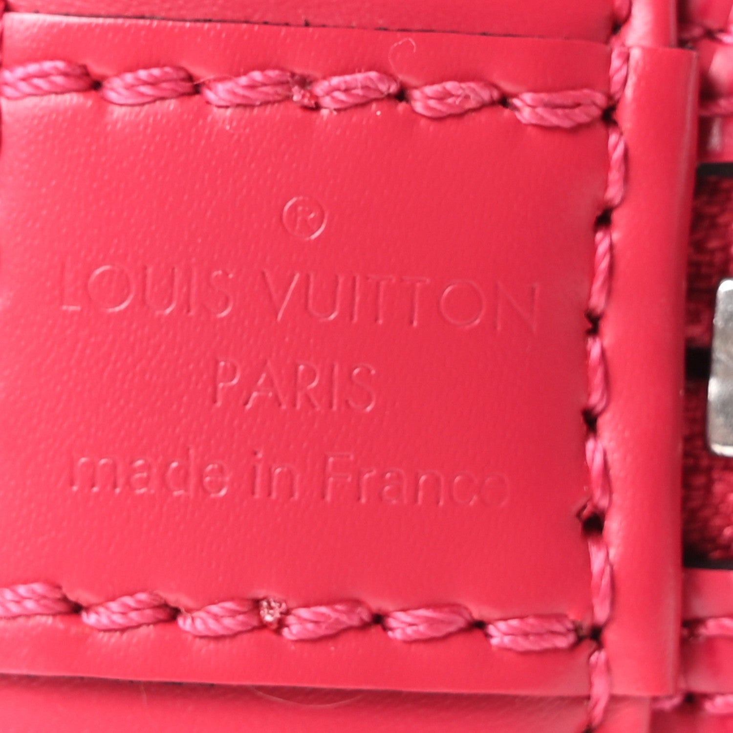 Louis Vuitton Epi Jacquard Alma BB Rose Pondicherry 6 of 10