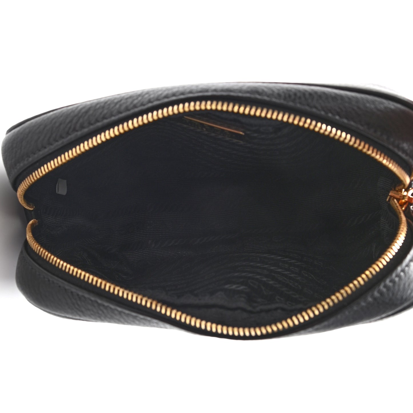 Vitello Daino Wristlet Black