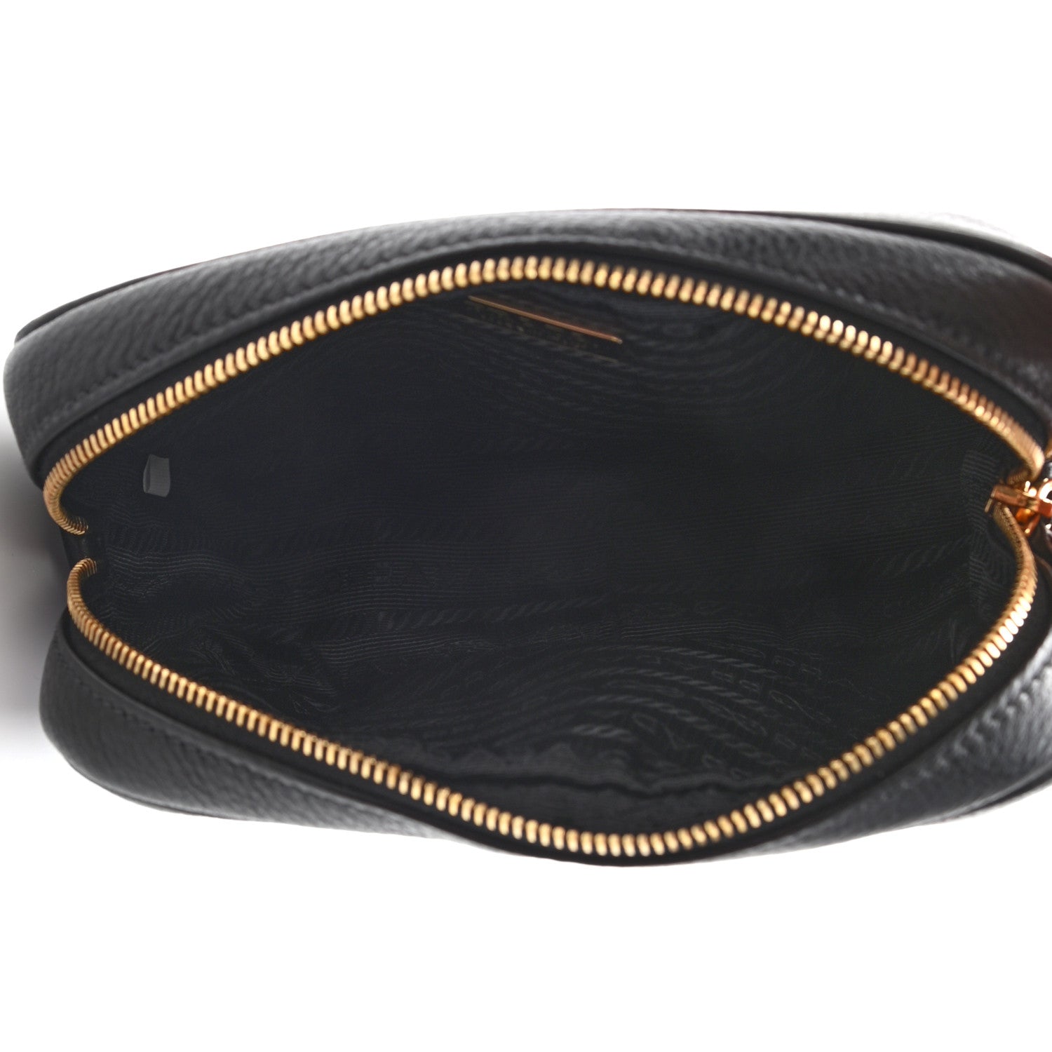 Prada Vitello Daino Wristlet Black 5 of 9