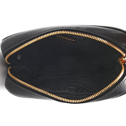 Prada Vitello Daino Wristlet Black 5 of 9