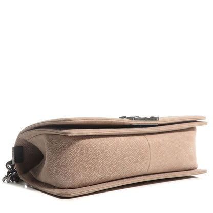 Chanel Iridescent Caviar Medium Boy Flap Beige 4 of 9