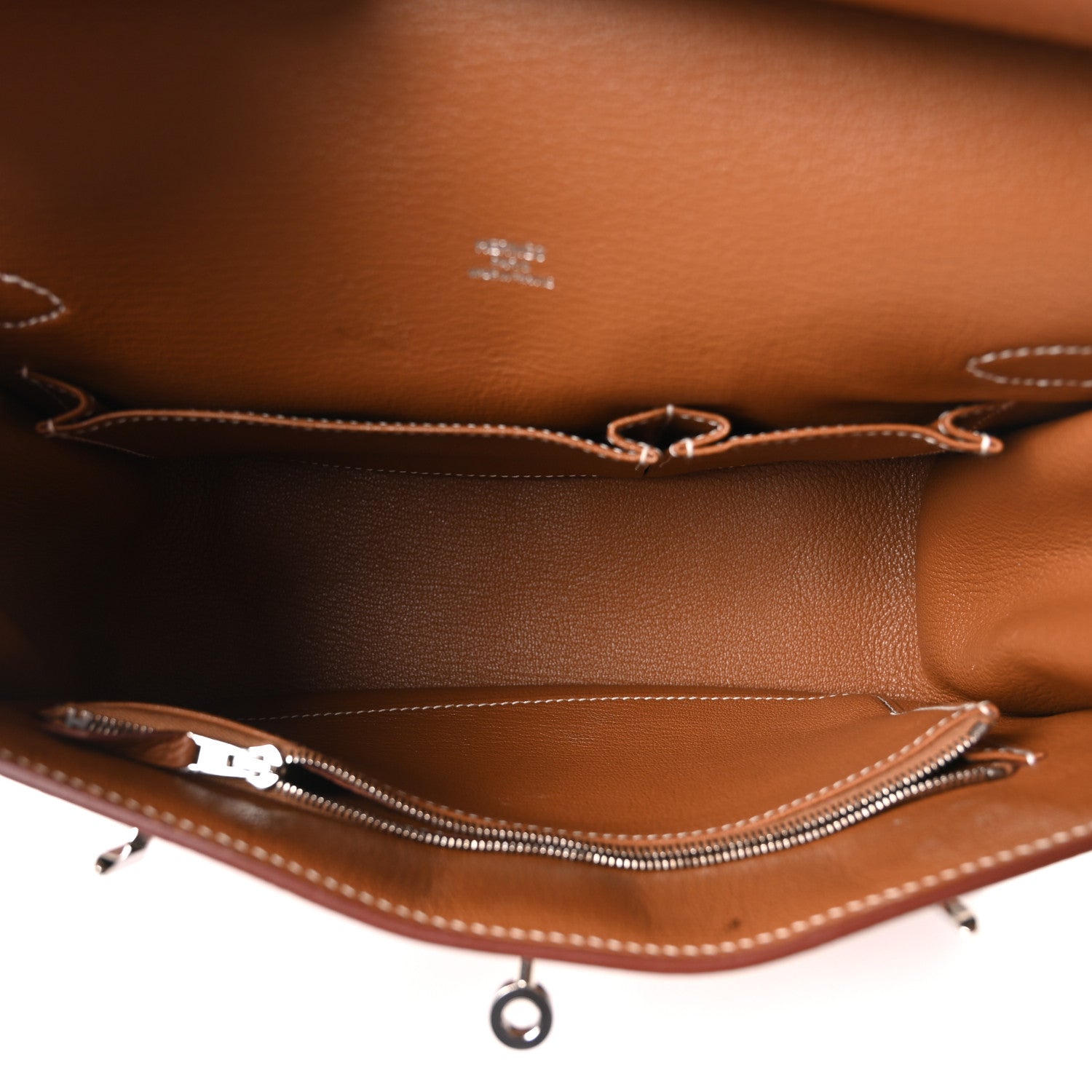 Hermes Taurillon Clemence Jypsiere 28 Gold 5 of 11