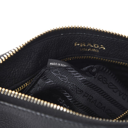 Prada Vitello Phenix Crossbody Bag Black 12 of 14