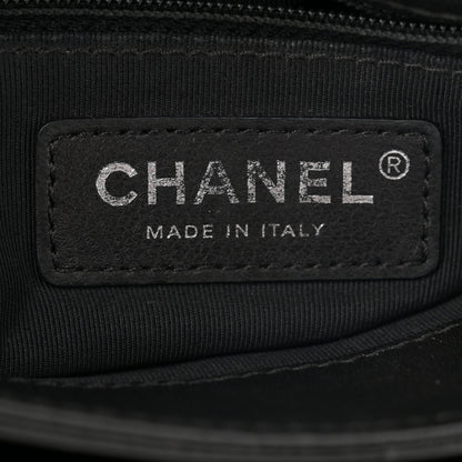 Chanel Patent Quilted Medium Rock In Rome Single Flap Black 6 of 10