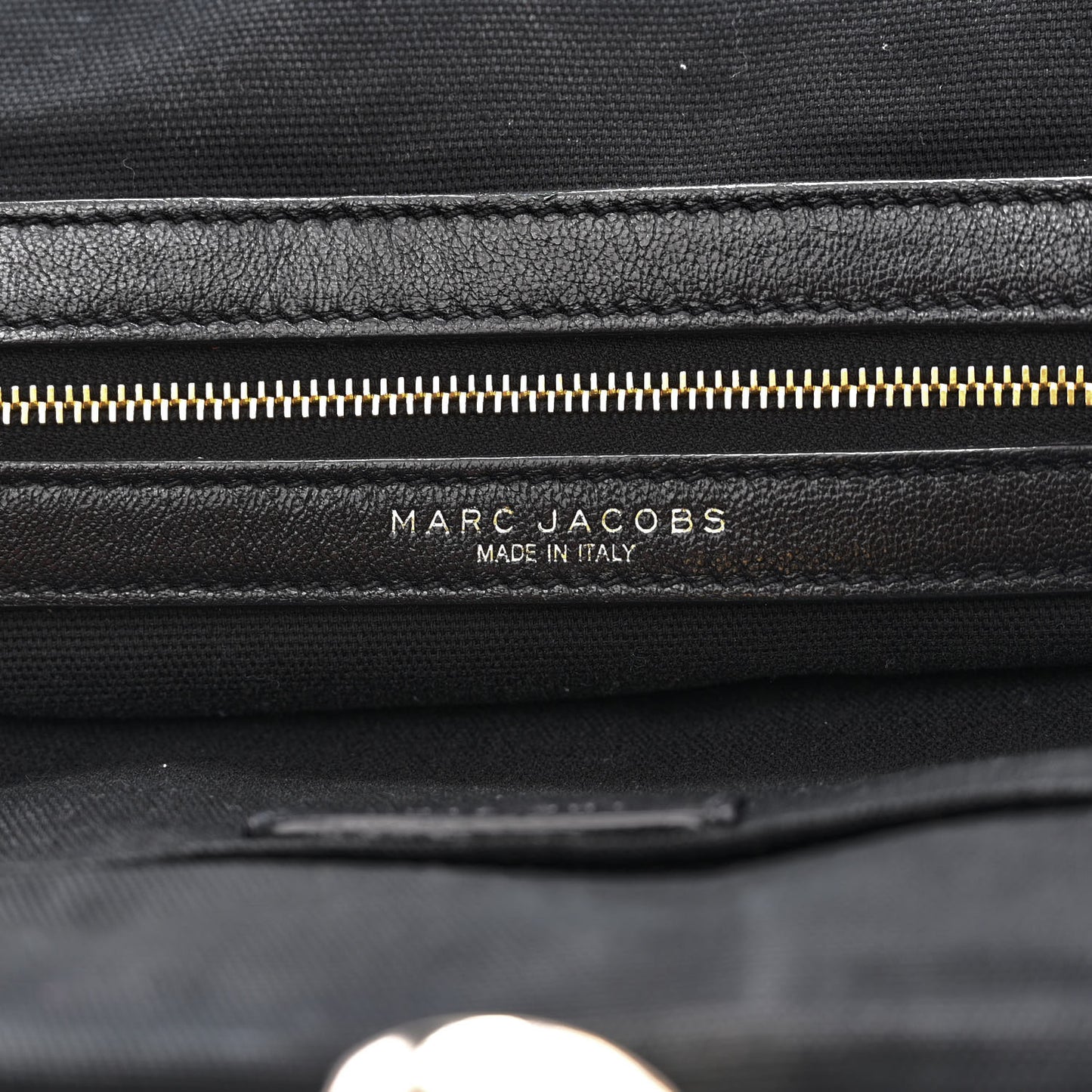 Calfskin Quilted Stam Black