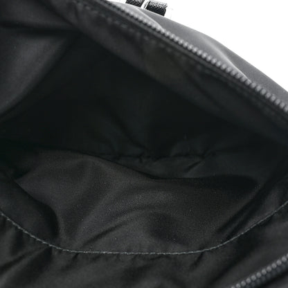 Prada Nylon Vela Saffiano Single Buckle Messenger Shoulder Bag Black 6 of 10