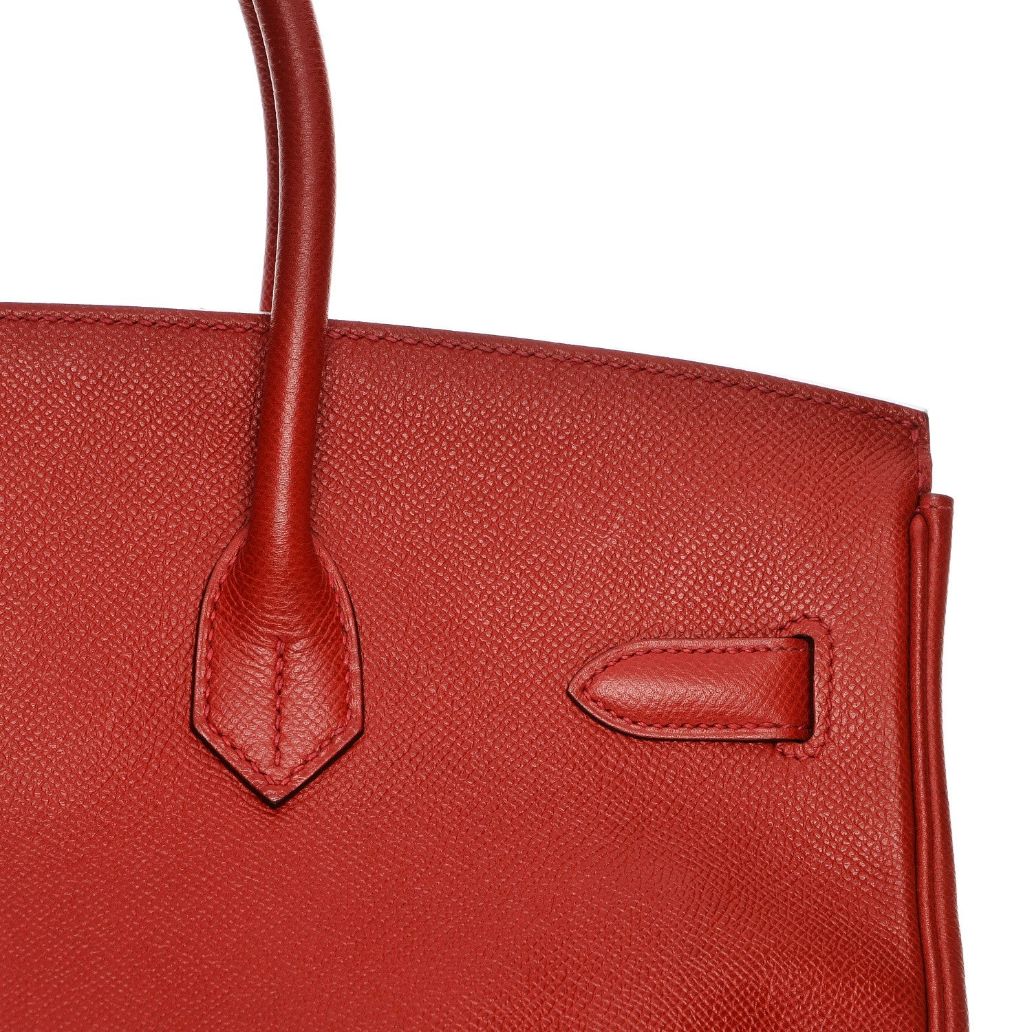 Hermes Epsom Birkin 35 Rouge Casaque 10 of 27