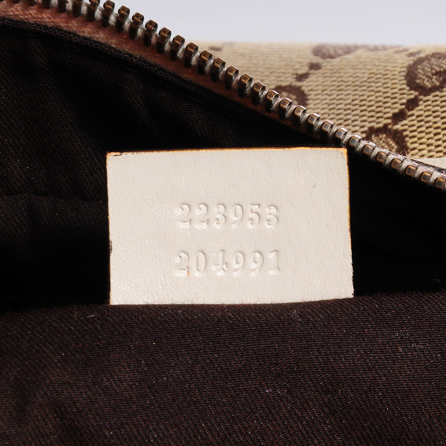 Monogram Interlocking Medium Boston Off White