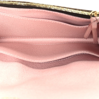 Louis Vuitton Damier Ebene Caissa Wallet Rose Ballerine 5 of 7