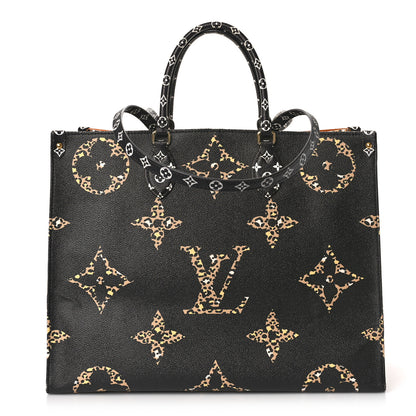Louis Vuitton Monogram Giant Jungle Onthego GM Black 1 of 8