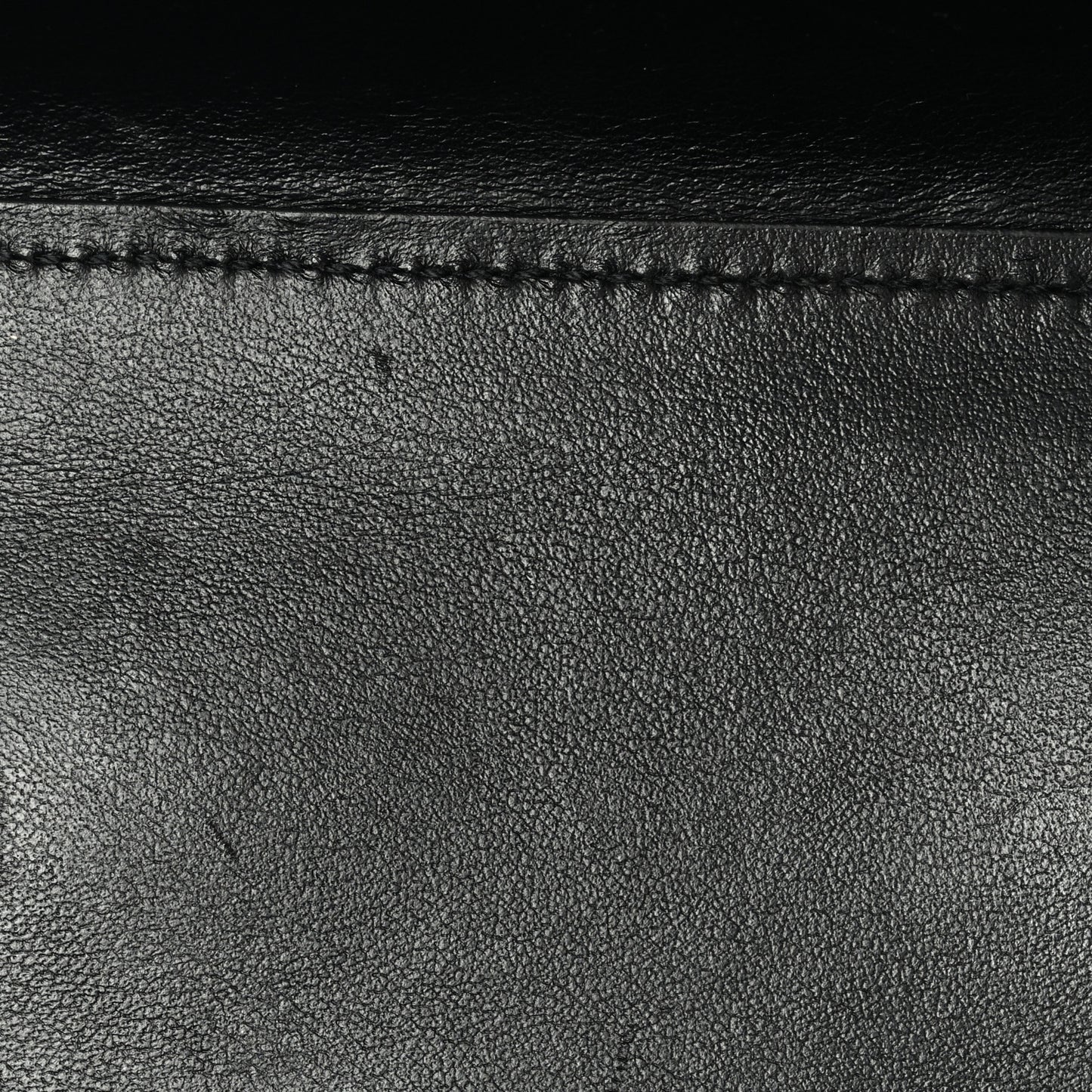 Calfskin Crocodile Embossed Nano Sac De Jour Black