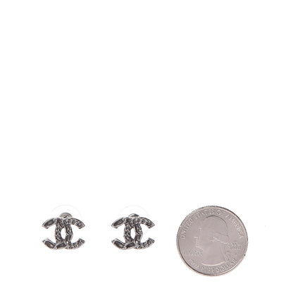 Chanel Ruthenium CC Chain Earrings 2 of 4