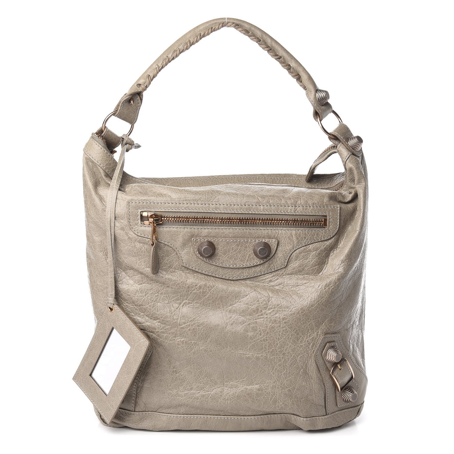Balenciaga Agneau Giant 21 Rose Gold Hardware Day Hobo Papyrus 1 of 11