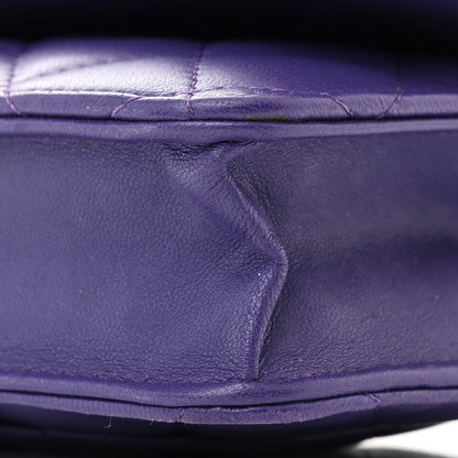 Chanel Lambskin Quilted Reissue Wallet On Chain WOC Purple 11 of 13