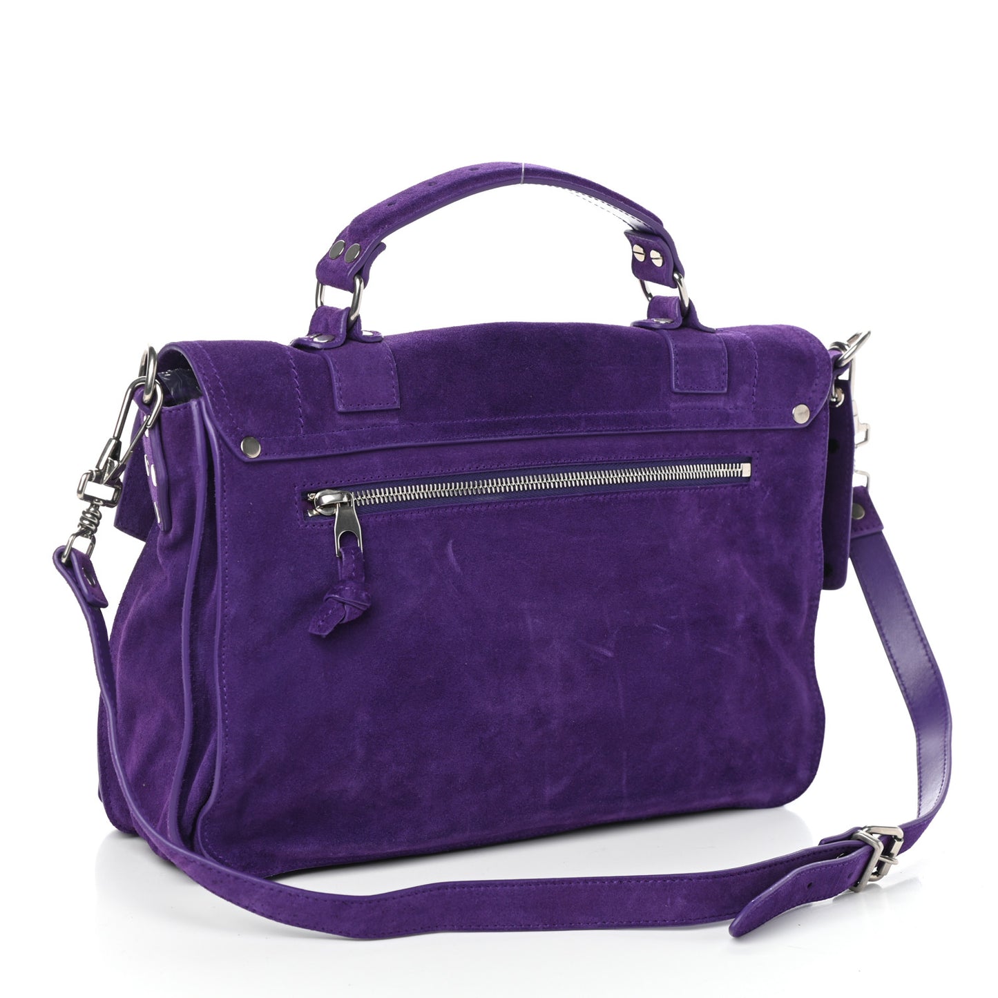 Suede Medium PS1 Satchel Amethyst