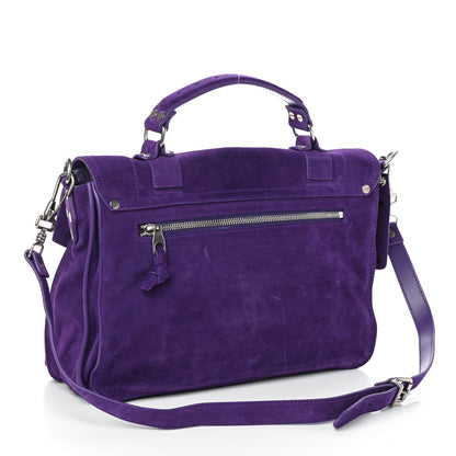 Proenza Schouler Suede Medium PS1 Satchel Amethyst 3 of 9