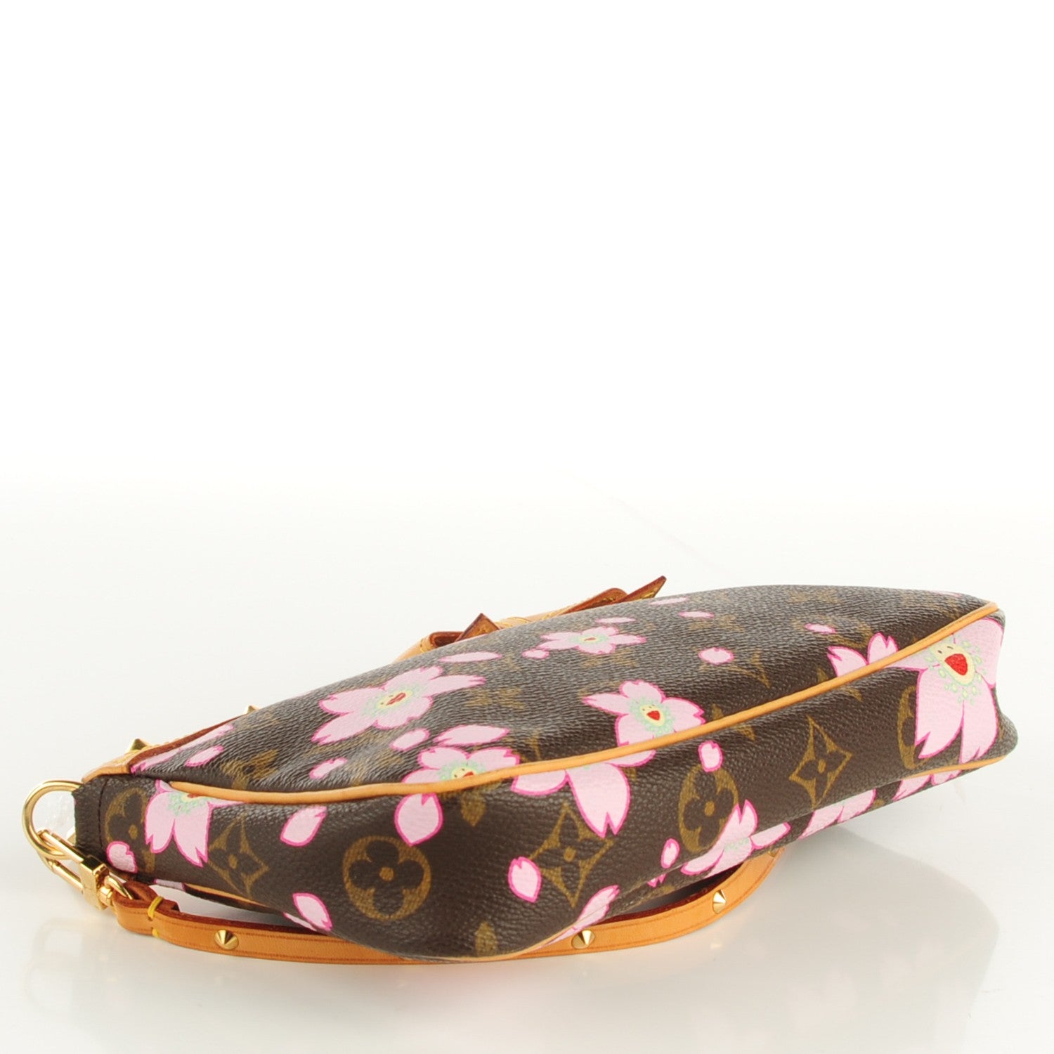 Louis Vuitton Monogram Cherry Blossom Pochette Accessories Brown 4 of 7