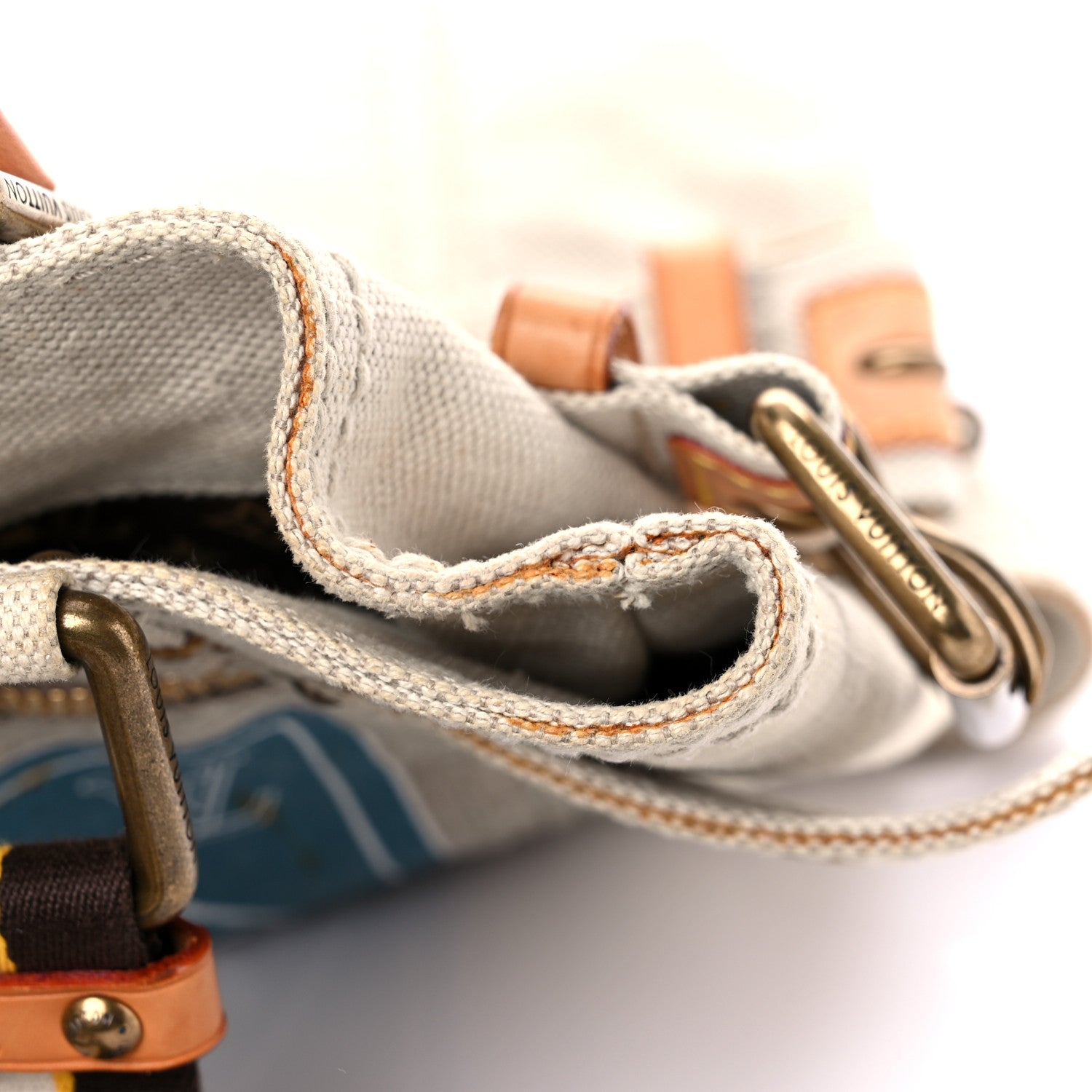 Louis Vuitton Toile Globe Shopper Cabas MM Blue 18 of 20