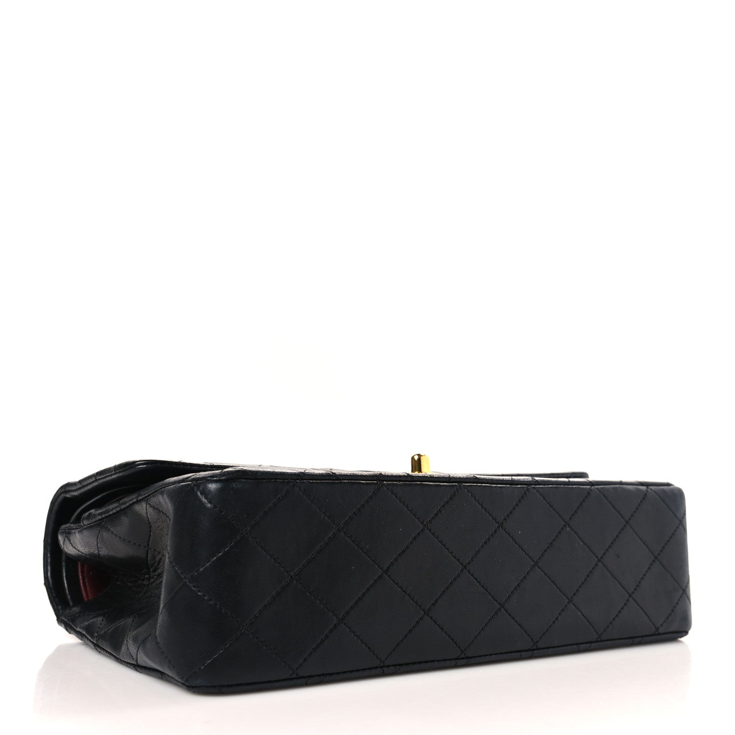 Chanel Lambskin Quilted Medium Double Flap Black 4 of 10