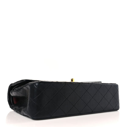 Chanel Lambskin Quilted Medium Double Flap Black 4 of 10