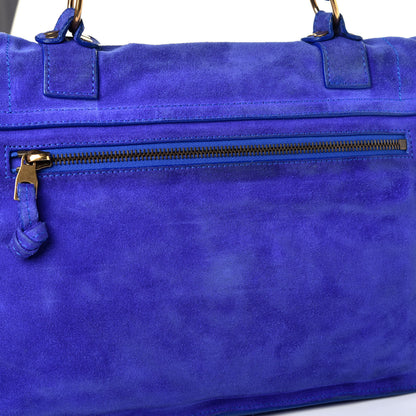 Proenza Schouler Suede Medium PS1 Satchel Royal Blue 9 of 9