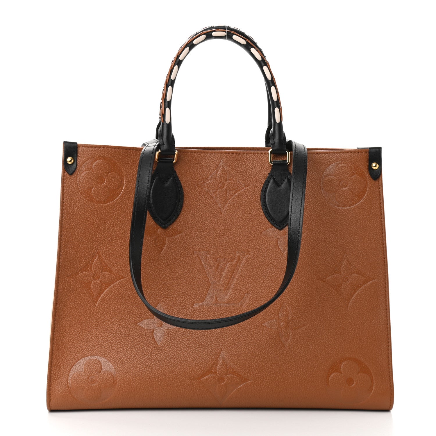 Louis Vuitton Empreinte Monogram Giant Wild At Heart Onthego MM Caramel 1 of 9