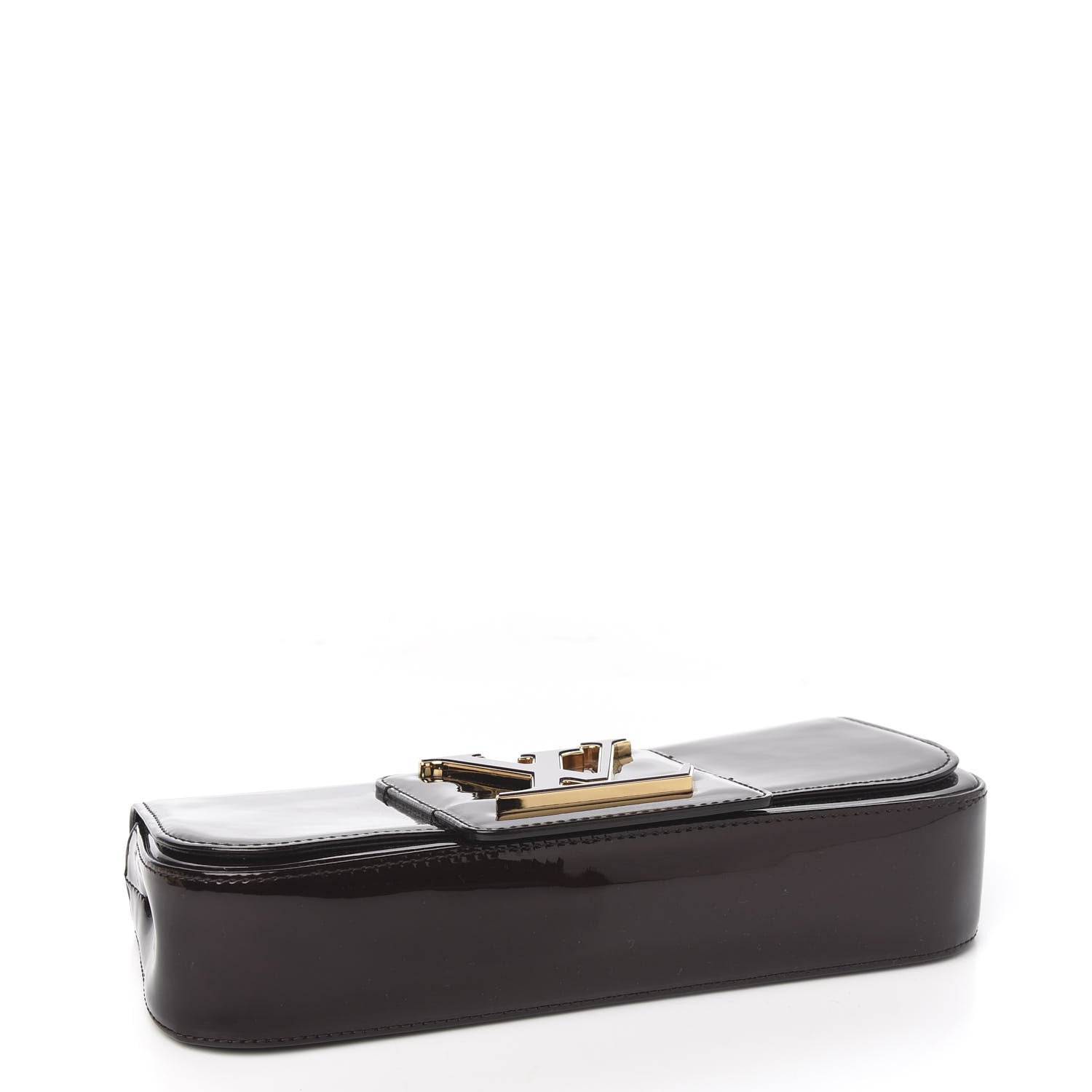 Louis Vuitton Patent Sobe Clutch Amarante 3 of 5